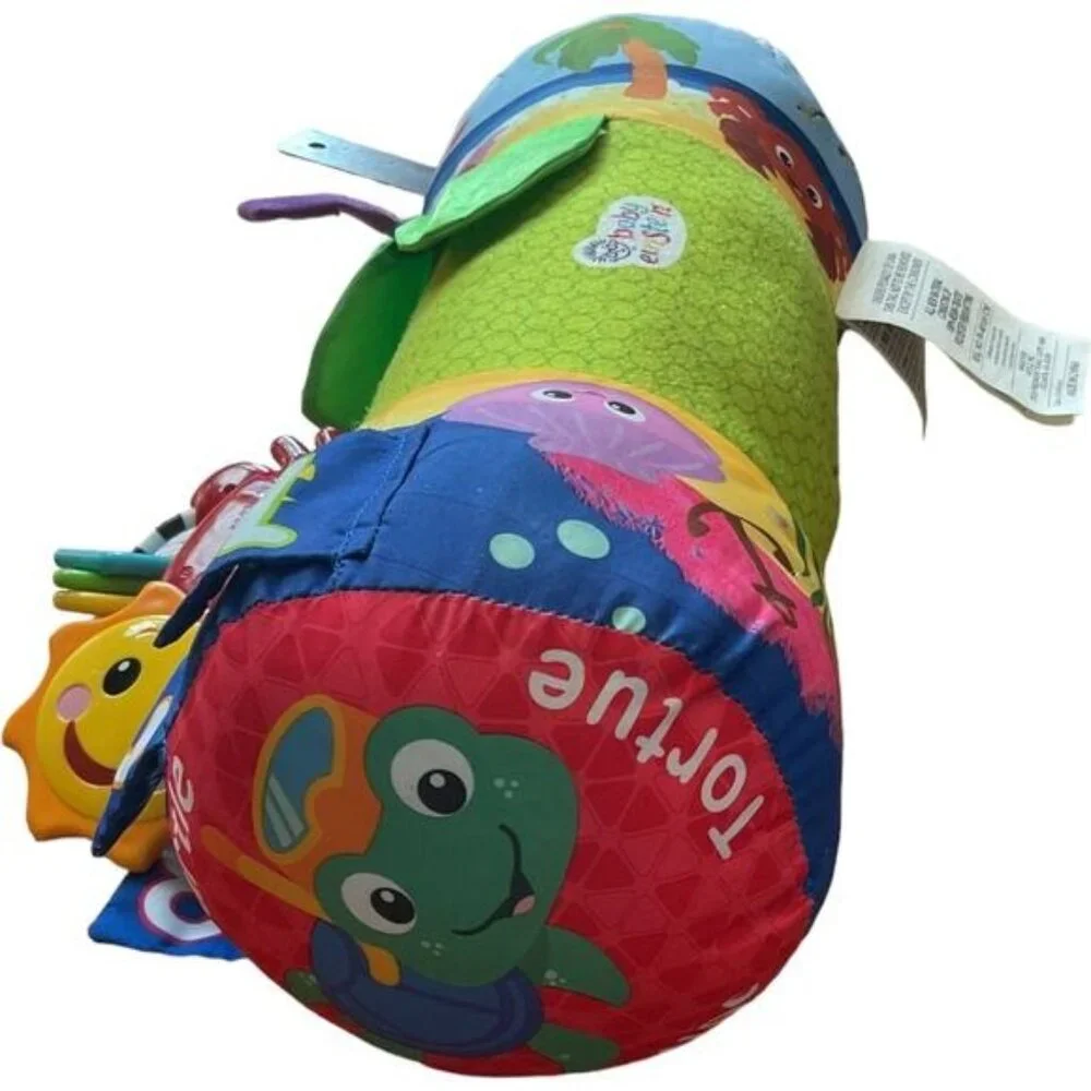 Baby Einstein Activity Pillow Crib Comfort Reed Plush Sealife Sea Life Stuffed